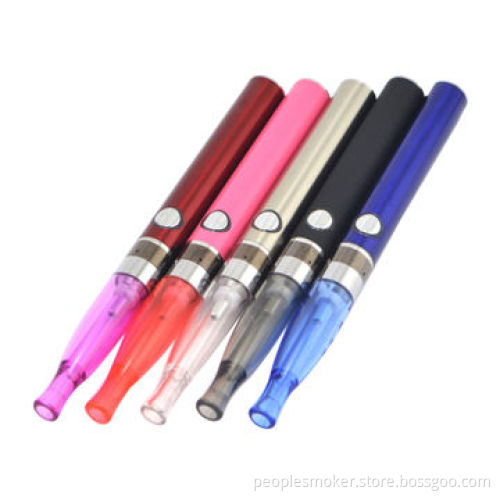 E-cigarette Kit with 2 Pieces Cartomizers/Batteries, 1 Piece USB/Wall Charger/Empty Bottle